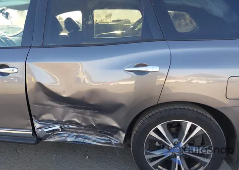 2019 Nissan Pathfinder Platinum из США, поврежденный, VIN 5N1DR2MN5KC650092